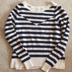 American Eagle striped sweater.